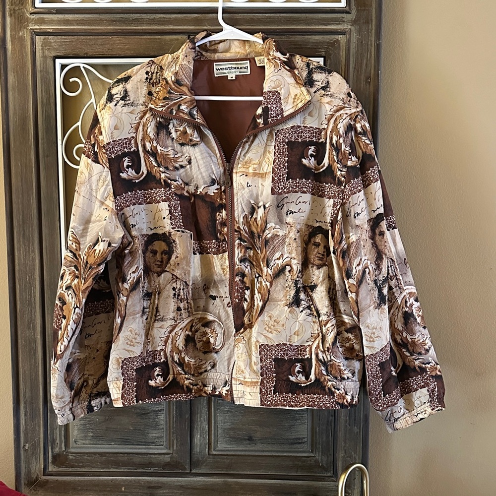 Vintage 100% Silk Westbound Windbreaker